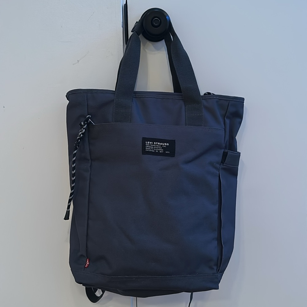 Levis backpack computer Bag unisex Grey